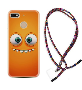 General Mobile GM8 Go GM9 GM20 Pro Plus Kılıf Boyun Asklı Rasta Silikon Dişlek 1615