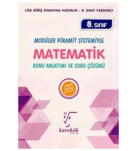 Karekök Yayınları Karekök 8. Sınıf LGS Matematik Konu Anlatım (Çok Renkli)
