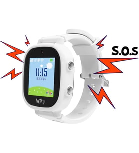 Watch 5E eSimli Akıllı Çocuk Saati Görüntülü ve Sesli Arama, GPS, SOS, Konum Takibi, Güvenli Liste, 112 Acil, Gorilla Glass Dokunmati Renkli Ekran (Tüm Operatörler eSIM) (Beyaz)