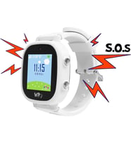 Watch 5E eSimli Akıllı Çocuk Saati Görüntülü ve Sesli Arama, GPS, SOS, Konum Takibi, Güvenli Liste, 112 Acil, Gorilla Glass Dokunmati Renkli Ekran (Tüm Operatörler eSIM) (Beyaz)