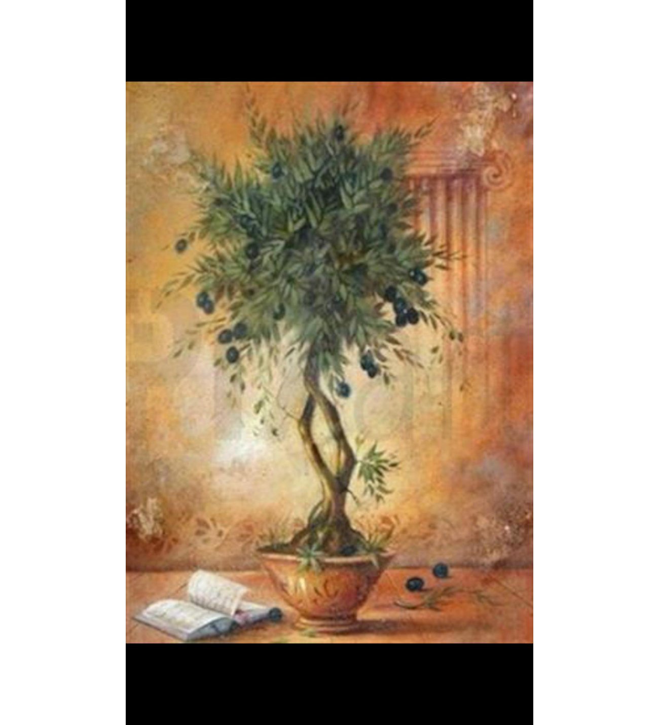 Minik Zeytin Ağacı PixArt Sanat Elmas Mozaik Tablo Diamond Türkiye