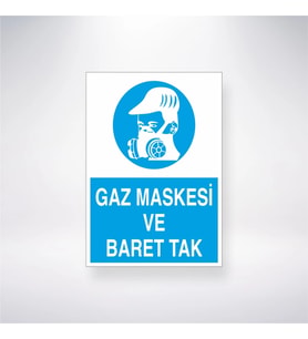 Gaz Maskesi ve Baret Tak