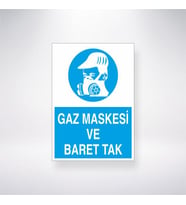 Gaz Maskesi ve Baret Tak