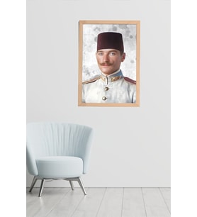 Tasarım Atatürk Posteri ( Akçaağaç)