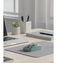 Northcity Çift Mod Kablosuz Mouse - Bluetooth ve USB Alıcılı, Şeffaf ve Sessiz Çözüm