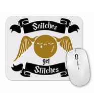 Harry Potter  Snitches Get Stitches Mouse Pad