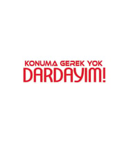 Konuma Gerek Yok Dardayım Oto Cam Sticker Sticker 20*5 Cm