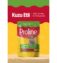 Pouch Kuzu Etli Yaş Kedi Mama 22 x 85 Gr