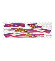 YAMAHA CRYPTON UYUMLU KIRMIZI STİCKER SET 003