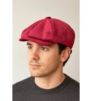 Kışlık Kadife Ingiliz Kasket Peaky Blinders Model Erkek Kasket Dökümlü Kadife Kasket