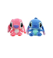 Lilo And Stitch 33 Cm Sevimli Peluş Oyuncak 2 Karakter Mavi Pembe Stich Ve Lilo Paketli (Bebe Mavisi)