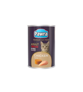 Pawra Yetişkin Kedi Tavuk Etli Pate Konserve 400 gr