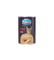 Pawra Yetişkin Kedi Tavuk Etli Pate Konserve 400 gr