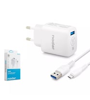 NODAR ND1009 Qualcomm Quick Charge 3.0 Micro USB 18W 3.4A Hızlı Şarj Seti