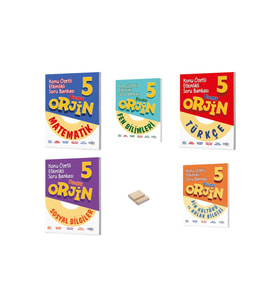 5. Sınıf Orjin Tüm Dersler Konu Özetli Etkinlikli Soru Bankası 5li Set