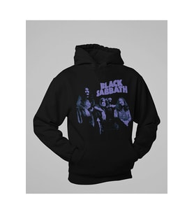 Black Sabbath Baskılı Unisex Oversize Rock Metal Hoodie