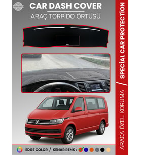 VOLKSWAGEN TRANSPORTER T6 KAPAKLI MODEL (2015-2020) Torpido Örtüsü Ön Göğüs Koruma Torpido Koruma