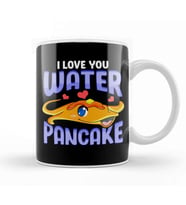Cute & Funny I Love You Water Pancake Stingray Pun Kupa Bardak Porselen