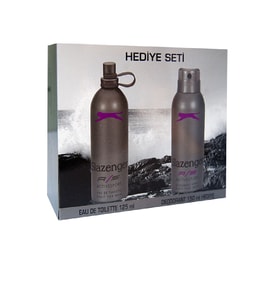 Slazenger Active Sport Mor Erkek Parfüm EDT 125 ML + Deodorant 150 ML