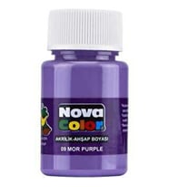 NOVA COLOR MOR 30 CC ŞİŞE AKRİLİK BOYA
