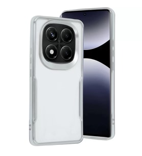 Xiaomi Redmi Note 14 Pro Plus Kılıf Boyi Silikon Kapak - Gümüş