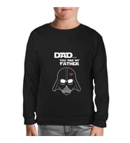 Star Wars - You are my Father Siyah Çocuk Sweatshirt
