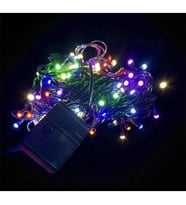 pilelistore 10 M 100 Led Damla Uçlu RGB Işık SİYAH Kablo MZ-17-2