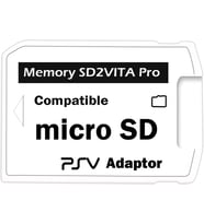 SONY PS Vita SD2Vita Pro Micro SD Hafıza Kart Çevirici Vita için Mikro SD Kart Adaptörü (Beyaz)