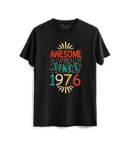 Vintage 1976 Awesome Siyah Tshirt