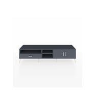 Hyperion TV Ünitesi 3 Raflı Tek Çekmeceli 2 Kapaklı 220x44x51 Antrasit-Antrasit