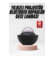 Mey İthalat® Çok Renkli Projektör Lamba Disko Topu Gece Lambası Kablosuz