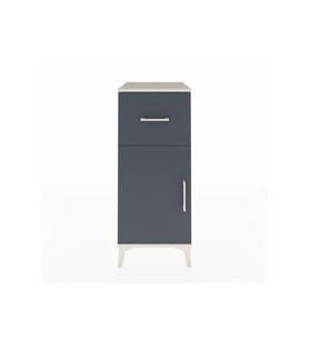 Hyperion Komodin Tek Raflı Tek Çekmeceli Tek Kapaklı 44x44x106 Aytaşı-Antrasit