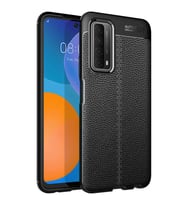 Huawei P Smart 2021 Kılıf Şık Tasarım Silikon Kılıf (Siyah)