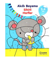 3-4 Yaş Akıllı Boyama Sihirli Harfler Uçanbalık Yayınları