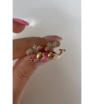 BALİNA KÜPE ( ALTIN KAPLAMA 18K)