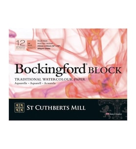 Bockingford Suluboya Blok Hot Pres 300 gr 410x310mm 12 yp 