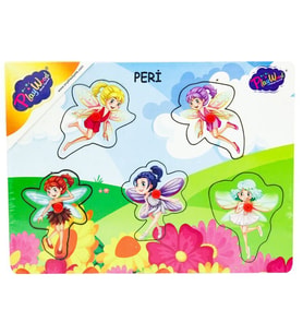 Ahşap Tutmalı Peri Kızı Puzzle