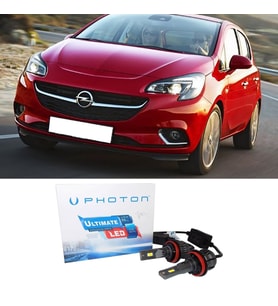 Opel Corsa E Led Xenon Uzun Far Ampulü H7 Ultimate 9500 Lumens Yeni Seri Beyaz 2014-2019