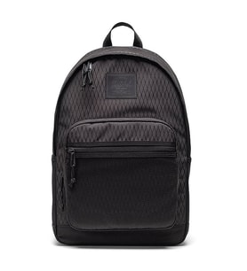 Herschel Kaine Sırt Çantası 16" Laptop Uyumlu Elmas Dokulu Siyah