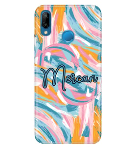 Huawei Mate 10 20 Lite Pro P9 P20 P30 P40 Lite Pro Kılıf Desenli İsim Yazılı Kişiye Özel - Model-53 (Çok Renkli)