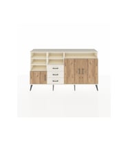 Arges Konsol 7 Raflı 3 Çekmeceli 3 Kapaklı 176x30x99 Aytaşı-Çam/Aytaşı