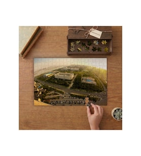 Şehir Manzarası - Yüksek Binalar Tasarımı 240 parça Ahşap Puzzle Ahşap Kutuda MP01203