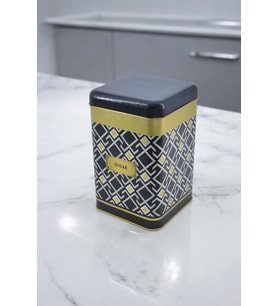 Kare Metal Saklama Kabı 11x11 Cm