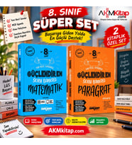Ankara Yayıncılık 8.Sınıf Matematik ve Paragraf Soru Bankası Seti 2 Kitap