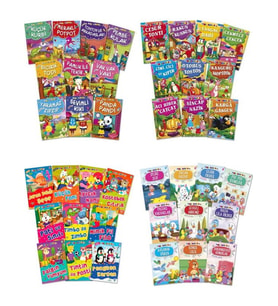 Timaş Mini Masallar Serisi 1-2-3-4 Set (40 Kitap)