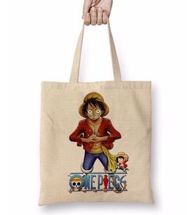 Luffy One Piece Bez Çanta Uzun Saplı
