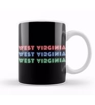 West Virginia Kupa Bardak Porselen