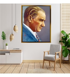 ÇERÇEVELİ ATATÜRK TABLO S385