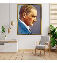 ÇERÇEVELİ ATATÜRK TABLO S385