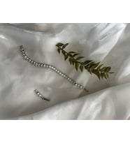 ZARİF SU YOLU ÇELİK BİLEKLİK (Parlak Beyaz)